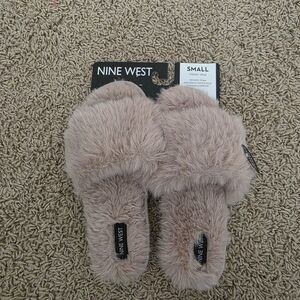 Nine West Women's Fuzzy Slippers